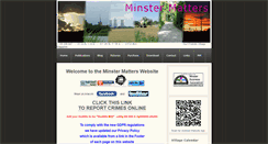 Desktop Screenshot of minstermatters.org.uk
